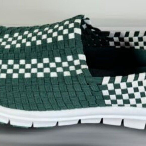 Michigan State Spartans Shoes Mens Size 10 Women 11 Woven Comfy Slip On Loafers - Picture 8 of 10